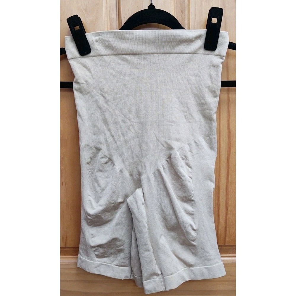 CB Women's 1X Shapewear Bottoms Nylon Spandex Beige